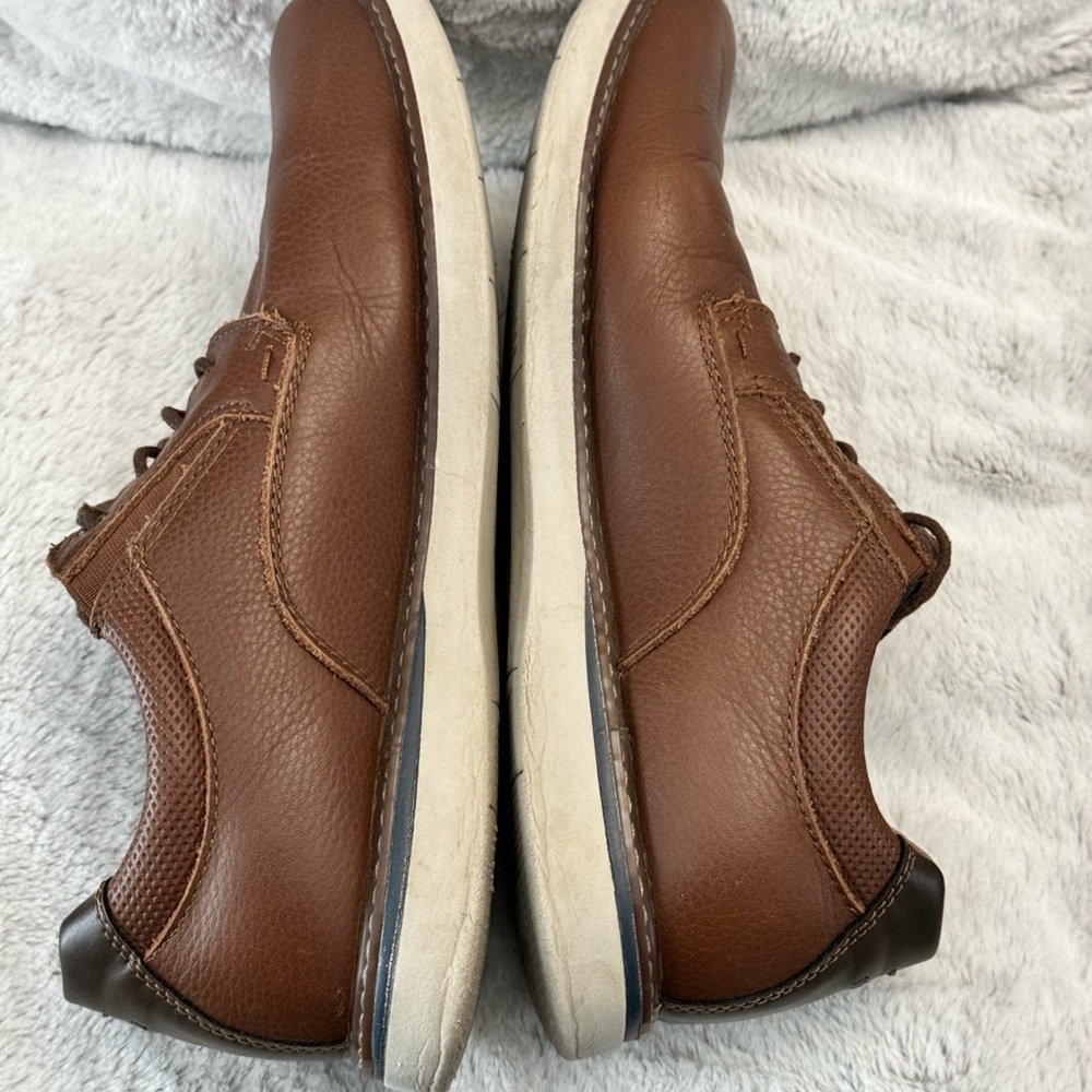 NUNN BUSH Bayridge Plain Toe Oxford Brown/Multi Men’s Size 11 - Picture 5 of 8